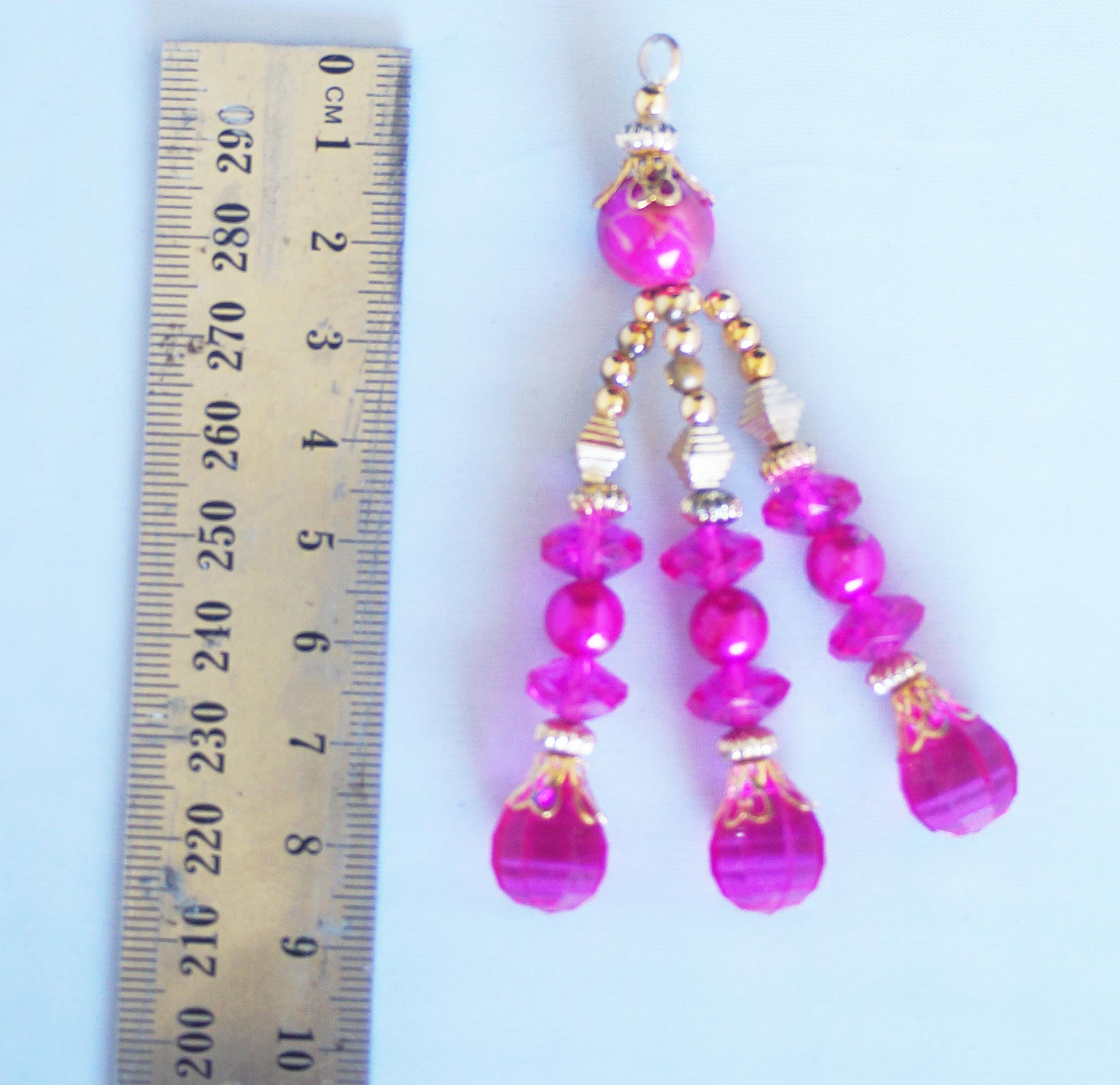 hot pink and gold blingsal pack of 6